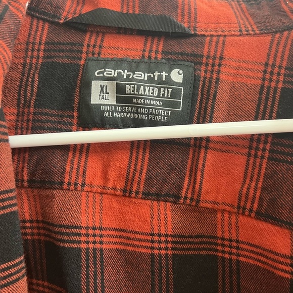 Carhartt Red and Black Checkered Shirt - Picture 2 of 3